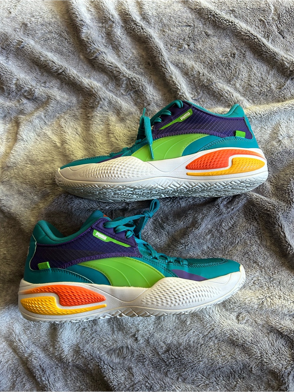 Puma Rugrats x Court Rider Nickelodeon Basketball Shoes Size 10 Euc